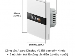 WS-K02D Công tắc thông minh Aqara Display Switch V1 EU 